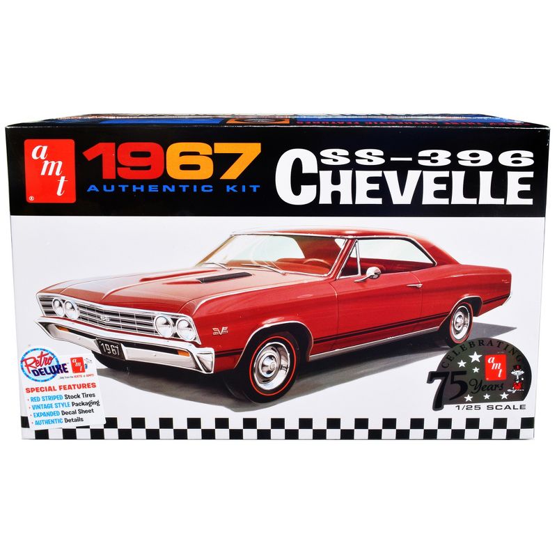 Skill 2 Model Kit 1967 Chevrolet Chevelle SS 396 "AMT Celebrating 75 Years" 1/25 Scale Model by AMT, 1 of 5