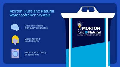 Pure and Natural Water Softener Salt Crystals - 40lbs - Morton