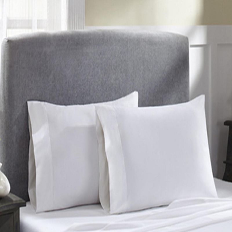 Perthshire Platinum Concepts 800 Thread Count Solid Sateen Sheet - 4 Piece Set - White, 2 of 5