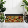 Northlight Natural Coir Autumn Floral and Foliage Door Mat 18" x 30" - Red, Orange, Yellow - 3 of 4