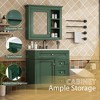 ModernLuxe 30'' Bathroom Vanity Set with Ceramic Sink, 2 Drawers & Tip-out Drawer, Freestanding Storage Cabinet with Mirror Cabinet - 4 of 4