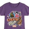 Girls' - Star Wars - Chewie Stickers Fitted Short Sleeve Graphic T-Shirt - 2 of 4