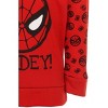 Marvel Avengers Spider-Man Fleece Pullover Hoodie and Jogger and Pants Outfit Set Little Kid to Big Kid - 4 of 4