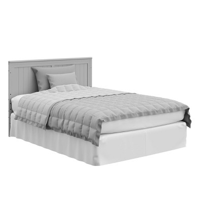 Pebble Gray 5-in-1 Convertible Crib with Storage Drawer