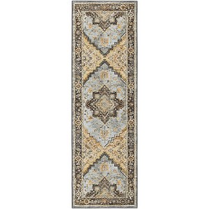 Dalyn Jericho JC2 Pewter Area Rug - 2'6" x 8' Runner - 1 of 3