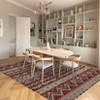 Washable Rug Vintage Geometric Living Room Rug with Non Slip TPR Backing, Soft Non Shedding Indoor Carpet - 2 of 4