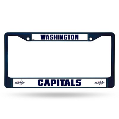 NHL Washington Capitals Colored Chrome License Plate Frame