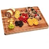 TackView Acacia Wood Cutting Board,Thick Chopping Board with Deep Juice Groove and  Inner Handles,24*18*1.2in - 2 of 4