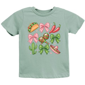 The Juniper Shop Fiesta Coquette Collage Youth Short Sleeve Tee - 1 of 4
