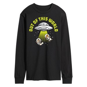 Men's - Disney - Ufo Out Of This World Long Sleeve Graphic T-Shirt - 1 of 4