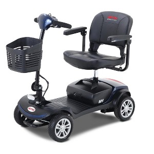 TinyHomie 4 Wheel Compact Travel Mobility Scooter 300W 300lbs Blue - 1 of 4