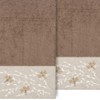 Linum Home Textiles 100% Turkish Cotton BRAELYN Embellished Towel Set - 2 of 2