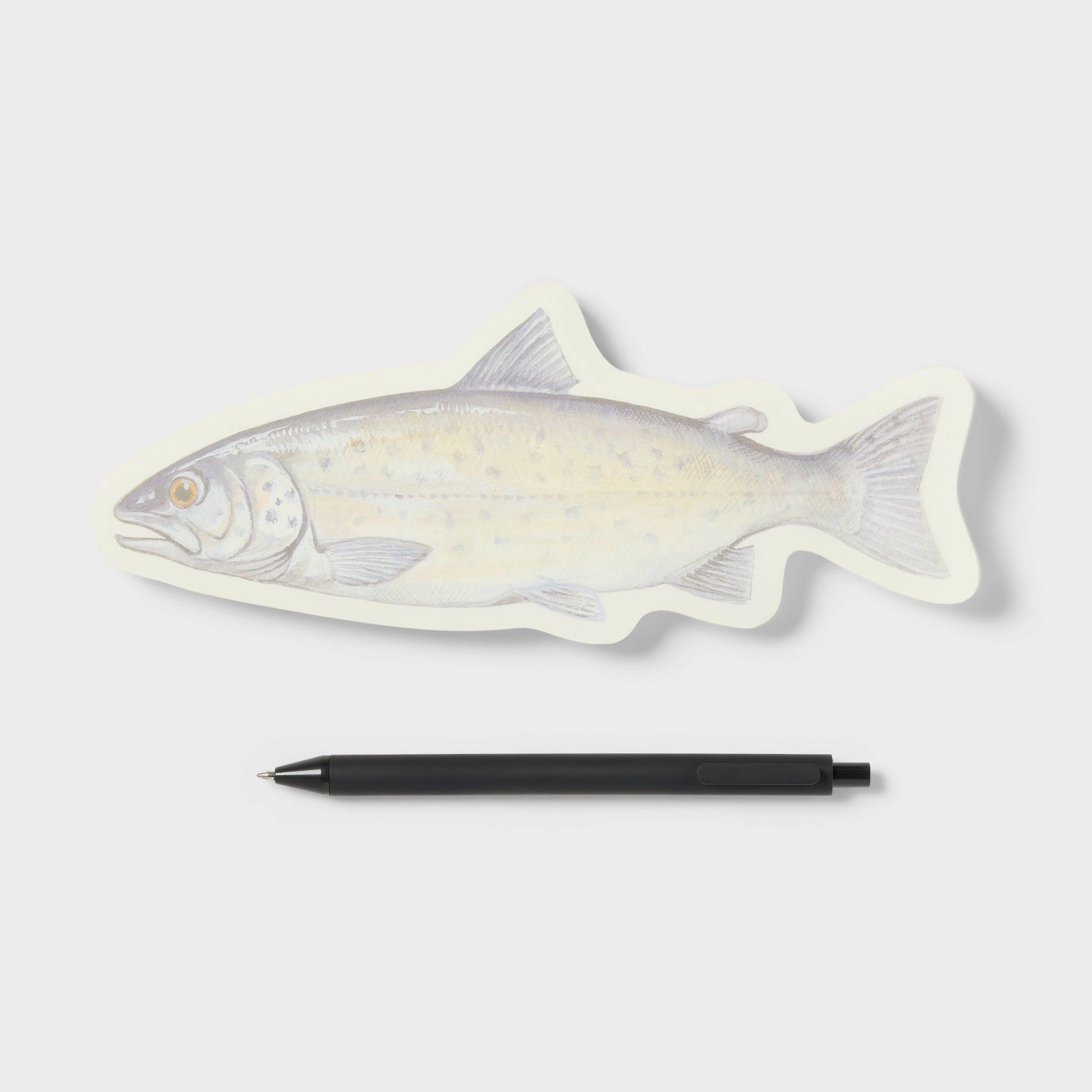 Fathers Day 3.375"x8.375" Notepad with Pen Fish - Spritz™