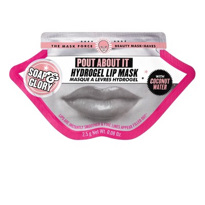 Soap & Glory Pout About It Hydrogel Lip Mask - 0.08oz