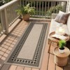 2x6FT Jute Washable Area Rug for Living Room, Modern Non-Slip Outdoor Rug for Patio, Non-Shedding Stain Resistant Soft Carpet for Bedroom - 2 of 4
