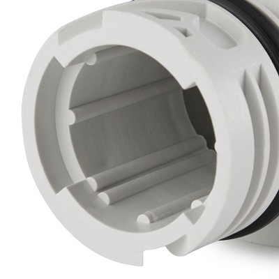 White Universal Wall Fitting Quick Disconnect for Pool Cleaners