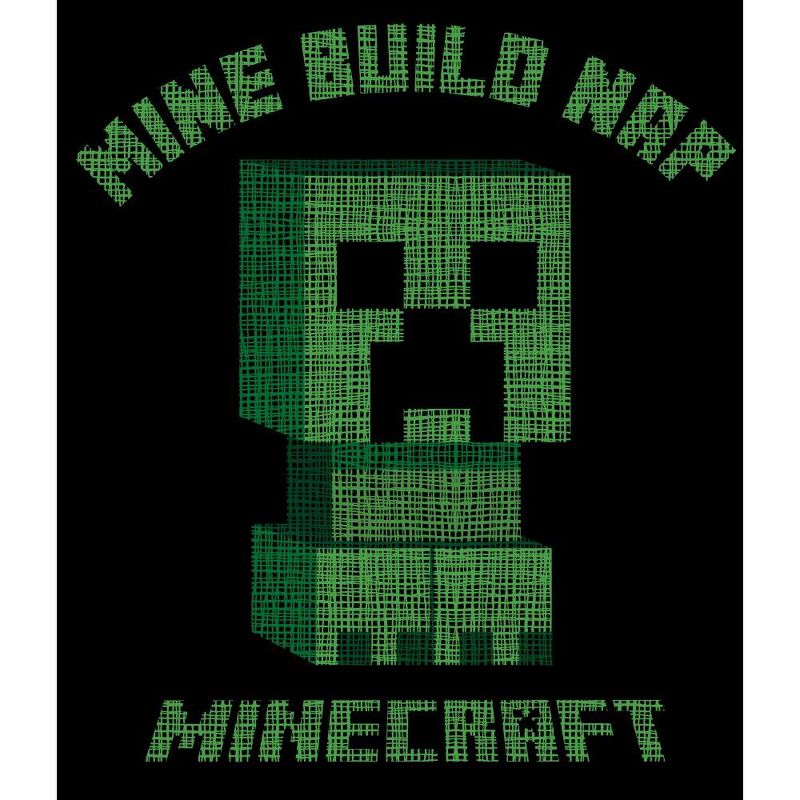 Minecraft Video Game Youth Boys Black Graphic Tee Shirt, 2 of 4