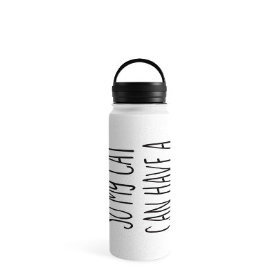 My Cat & I Talk Sh*T About You - 24oz - Water Bottle with Lid