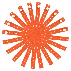 Unique Bargains Polyester Clothes Storage Elastic Band with Buttonhole for Drawer Blanket 20 Pcs - 1 of 3