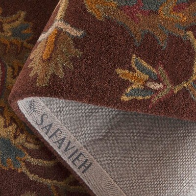 Hand-Tufted Brown and Gold Wool 6' x 9' Area Rug