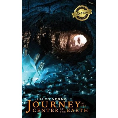 Journey to the Center of the Earth (Deluxe Library Binding) (Illustrated) - by  Jules Verne (Hardcover)