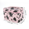 Unique Bargains Cow Pattern Square Makeup Bag 1 Pc - image 2 of 3