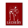 Lechery Women's Matte Silky Sheer 7 Denier Thigh Highs (1 Pair) : Target