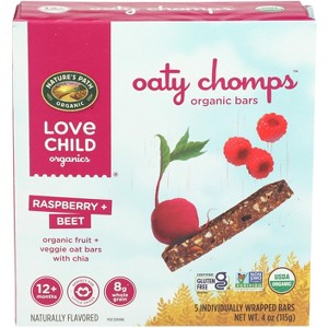Love Child Organics - Snack Bar - Organic - Raspberry Beet - Case of 8 - 4 oz - 1 of 1