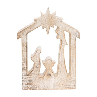 Gallerie II Carved Nativity Silhouette