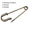 Unique Bargains Metal DIY Blankets Crafts Brooch Making Home Sewing Large Safety Pins 40 Pcs - 4 of 4