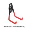 Unique Bargains Garage Storage Hooks with Screws Small Square Base Plate with Hook 4.4"x2.8"x2.6" 1 Pc - 3 of 4
