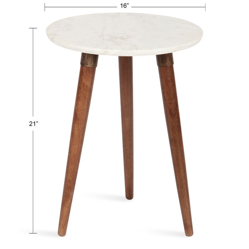 Kate and Laurel Rumsen Round Side Table, 3 of 10