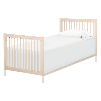 Washed Natural Pine 4-in-1 Convertible Mini Crib