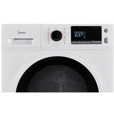 Midea 4.4 Cu. Ft. White Stackable Ventless Electric Dryer with Sensor Dry