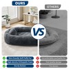 Human Dog Bed Fits You and Pets for People Doze Off, Washable Faux Fur Napping Orthopedic Dog Bed, 67.7" × 43.3" × 8.6" - 3 of 4