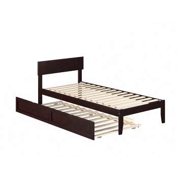 Twin XL Boston Bed with Twin XL Trundle Espresso - AFI