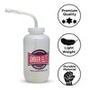Amber Fight Gear Pro Style 24oz Clear Water Bottle with Long Curved Straw, Ideal for Gym, Yoga, Sports, Boxing, Lacrosse, Football, Hockey & Outdoors - 2 of 3