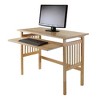 Folding Computer Desk Natural - Winsome - image 3 of 4