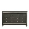 Acme Furniture Kaitlyn 9 Drawer Dresser Metallic Gray Finish - 2 of 4