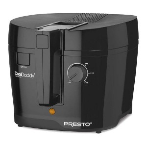 Presto 05442 Electric Deep Fryer, Cool Touch Compact Fryer, Easy Clean, Black - 1 of 4