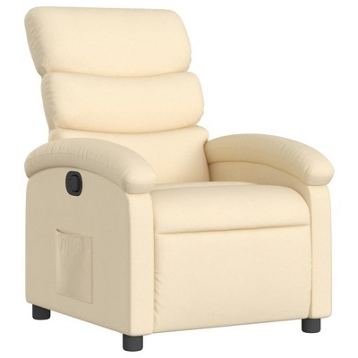 vidaXL Recliner Chair Cream