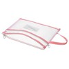 Unique Bargains Office Business A4 Nylon Document Pouch Mesh Zip Files Handle Bag with Name Tag - 3 of 4