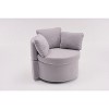 NicBex Swivel Chair with Storage Accent Chair With Back Cushion Living Room Chair for Reading Room, Bedroom - 3 of 4