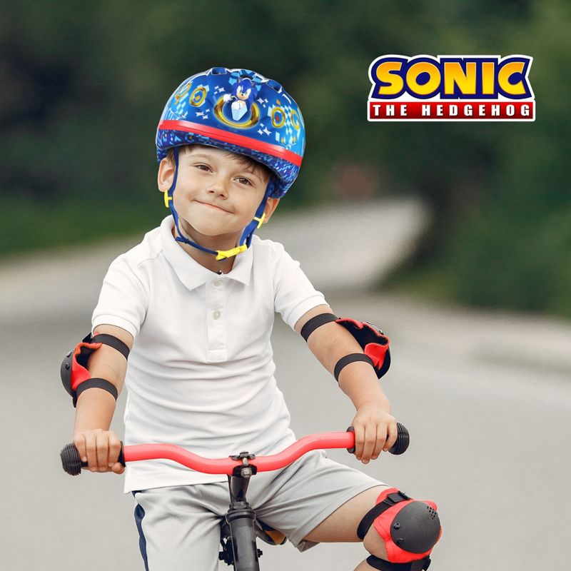 Sonic the Hedgehog Helmet Adjustable Fit for Kids Ideal Safety CPSC & ASTM Certified Ages 3+, 3 of 7