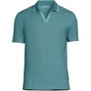 Lands' End Men's Short Sleeve Pique Johnny Collar Polo - 3 of 3