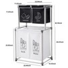 2 Tier Laundry Sorter With 4 Removable Bags, for Laundry Room Small Space,4 Bin Separated Laundry Basket For Distinguishes Different Type - 2 of 4