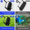 SEVOBAL Wheelbarrows and Lawn Carts Heavy Duty Lawn Aerator Tool with Soil Penetrator Spikes for Garden Yard Grass, Black, 17"*4.3"*58.4" - 4 of 4