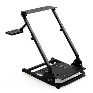 Dardoo Foldable Racing Wheel Stand Made Of 30×30mm Alloy Steel With Rubber Foot pads cc - 1 of 4