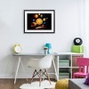Stupell Industries Round Cosmic Solar System Framed Print Under Glass Art - 3 of 4