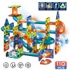 Contixo STEM Building Toys, 110pcs Glow-in-the-Dark Marble Magnetic Light-Up Blocks Set for Ages 3+ - 2 of 4